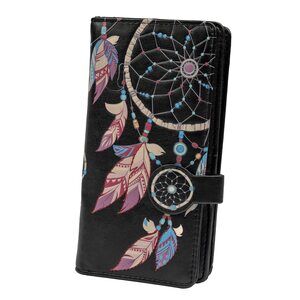 2942 Vegan Leather Slim Trendy Clutch Wallet with 11 Credit Card Slots